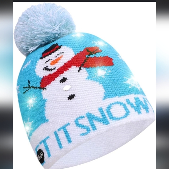 Let Ir Snow Light Up Winter Hat - Picture 1 of 3